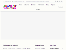 Tablet Screenshot of anantitsolution.com